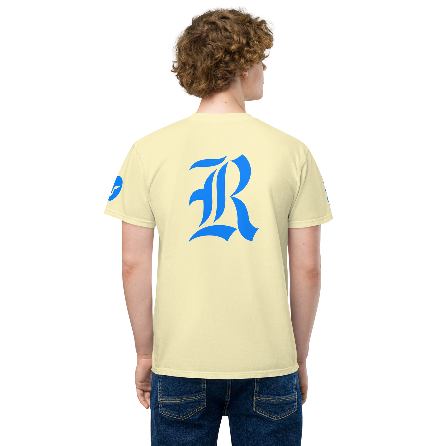 The Blue Renaissance Unisex garment-dyed pocket t-shirt